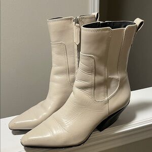 Cream Franco Sarto Boots